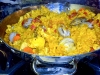 Spanish Paella with Chicken and Clams