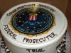 Prosecutor cake, compliments of Hansen's cakes