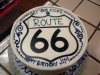 Route 66 birthday cake, compliments of Hansen's cakes