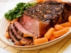 Beef roast with fresh herbs