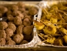 Swedish meatballs and mini chicken skewers