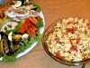 Pasta Salad with Cherry Tomatoes and Roasted Peppers