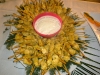 Grilled chicken tenders skewers in ginger lime dipping sauce 2