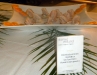 Roasted pork loin on foccacia and horseradish creme