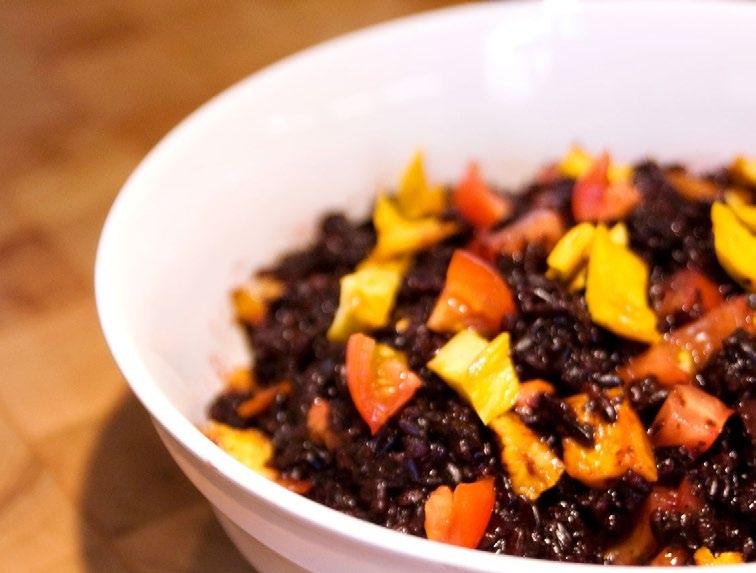 Black Rice Salad with Mango